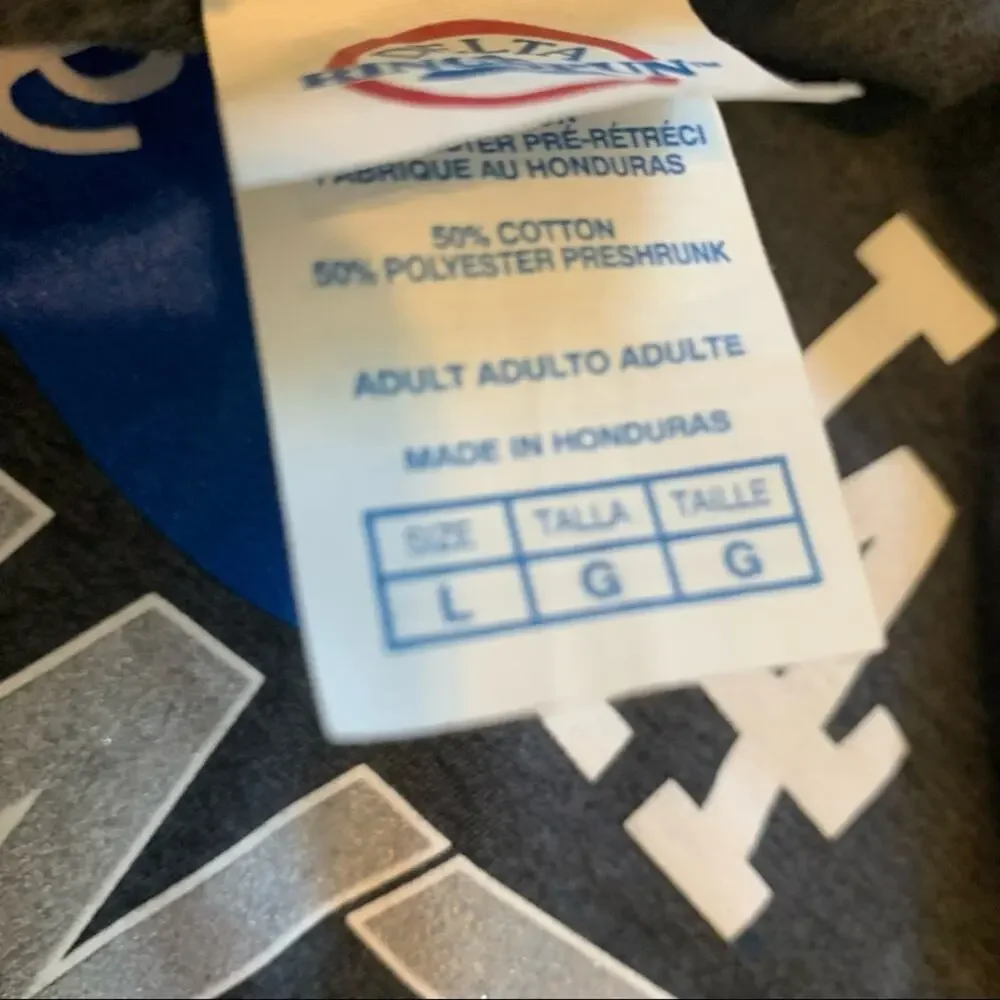 Majestic Los Angeles Dodgers Championship Womens TShirt Size Large